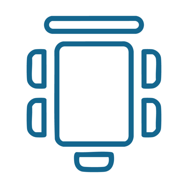 Symbol einer mobilen App-Oberfläche mit seitlichen Bedienelementen, ideal für Benutzeroberflächen-Design.